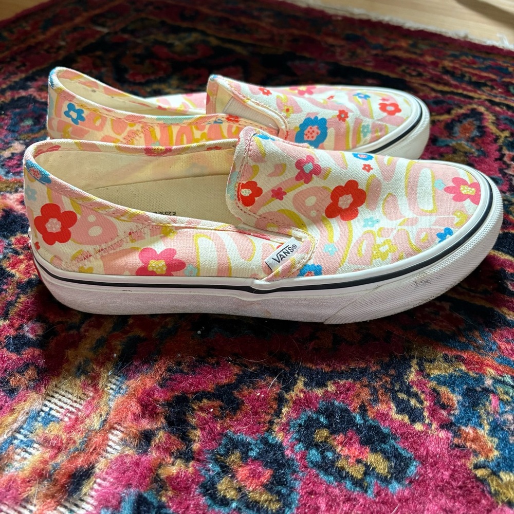 Vans Eco Crush Groovy Floral Slip-ons - Multicolor